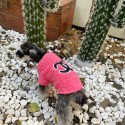 chanel シャネル ペット服 ドッグ 猫 防寒パーカー ふわふわ 暖か ハイブランド 犬パーカー もこもこ服 ドッグプルーオーバー ポカポカ 肌触り良い かわいい 猫の洋服 s-xxl