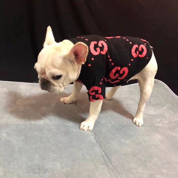 グッチ Gucci ブランド犬用洋服パロディブランド犬用tシャツ通気性ブランド犬服春夏ブランド猫服ペット用