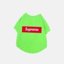 ハイブランド シャネル ペット服 犬服 supreme 犬用Tシャツ ルイヴィトン 半袖 ペット用品 100％コットン 柔らかい 通気性 快適 猫の服 ネコ半袖 春夏向け かわいい