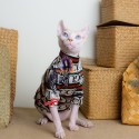 Gg ブランド 猫用品 猫ウェア 激安 tシャツ 子犬服 定番プリント柄 トレーナーシャツ ペット洋服  ファッション 犬服 tシャツ 小中大型猫用シャツ かわいい ペット半袖 猫のエアコン服 XS~3XL