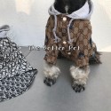 Dior ペットウェア ハイブランド 犬服 ジャケット 猫のパーカー gg 犬猫コート ペットの春秋服 おしゃれ 経典モノグラム 流行り カッコイイ 高品質 着脱簡単 かわいい ドッグ洋服 お出かけ用