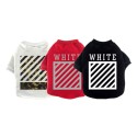 ブランド Off-White 犬服 tシャツ スウェットシャツ ブランド犬猫洋服 パーカー ペット服 ドッグウェア ボックス オフホワイト 猫服 ロゴtシャツ 韓国 半袖 コットン 22色 2XS - 3XL