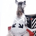 オフホワイト 犬服 ペット服  ドッグウェアふわふわ ペット服フレンチ ブルドッグ防寒着 ブランドOFF WHITE コピー冬暖かい犬用セータープードル 猫服 犬猫用品 小型犬/中型犬向け おでかけ　散歩用