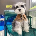 ブランド GG 犬服 ペット服 春秋 ドッグウェア 犬の服 大型犬 中型犬 小型犬 ggモノグラム柄 おしゃれ タートルネック 防水 防寒 防風 かわいい犬用洋服 コスチューム S~2XL お出かけ着