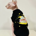 ブランドロエベ＆Disney ペット服 tシャツ 無毛猫パーカー ベスト loewe スフィンクスの洋服 子犬ウェア 可愛いダンボキャラクター 猫のtシャツ 綿T-シャツ 春夏 シンプル 高品質 半袖 無袖 着心良い XS~XL