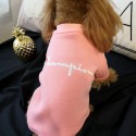 ブランドチャンピオン ペットウェア 犬服 パーカー 子犬プルオーバー ピンク champion 小中型犬服 秋冬シャツ ペット春冬コート かわいい 簡約 手入れ安い 韓国 厚手T-シャツ 半袖 猫服 ストレート系 散歩着 XS - 3XL