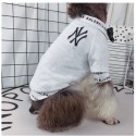 ハイブランド MLB ペット用品 犬服 Tシャツ 薄手シャツ 通気性強い ドッグスウェットシャツ 刺繍ロゴ付き ファッション 日焼け止め生地 猫ウェア 脱毛保護 おしゃれ XS - 2XL