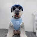 ブランド シャネル ペット 犬洋服 ドレス 犬のタンクトップ ドッグ服 chanel 猫服 ワンピース かわいい 小中型 犬用ベスト 薄い ペット服 通気 袖なし 動きやすい 着心地よい 無袖シャツ 日焼け止め服 激安 XS~2XL