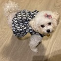 高級 ブランド Dior ペット洋服 ワンピース ディオール 犬ドレス スカート 蝶結び 袖なし 小型犬 中型犬 ペット服 ドッグウェア かわいい チワワ服 猫服 パーティー 誕生日 オーダーメイド