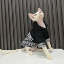 ディオール ペット 猫服 無毛猫アウトウェア dior スフィンクス服 ジャケット 暖かい秋冬コート ブランド ペット洋服 中綿コート 韓国スタイル 猫服 かわいい 厚手防寒服 暖か 寒さ対策 