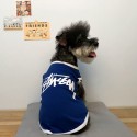 STUSSY ブランド ペットウェア 犬服 tシャツ ベスト ステューシーペット 洋服 ドッグウェア 無袖シャツ 猫犬服 ペット服 ロゴtシャツ 可愛い T-シャツ 猫服 かわいい 親子服 ロゴ入れ ファッション 通気性抜群 ソフト 4色 S - 5XL