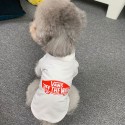 ハイブランド vans ペット服 犬服 ヴァンズ ドッグ 洋服 Tシャツ 春夏シャツ薄手 通気性抜群 100％コットン 柔らかい 着心地良い 猫のパーカー かわいい 黒・グレー・白3色 2XS - 2XL 激安