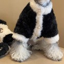 シャネル ブランド 犬服 犬の冬服 おしゃれ 韓国風 CHANEL 犬 もこもこ服 ふわふわ 暖かい わんちゃん防寒コート ペット洋服 かわいい フリースコート 寒さ対策 XS~XL 中小型ペット 激安