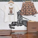 Burberry バーバリー 子供服 2点セット服 Ｔシャツ スカート パンツ セット服 女の子 上下セット 潮流 ファション 男女通用