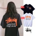 Stussy ステューシー ブランド 半袖 Tシャツ 丸首 トップス 流行り 上着 ブラウス カジュアル 衣装 おしゃれ 黒白色 人気 着心地よい 男子 レディース