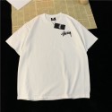 Stussy ステューシー ｔシャツ 白黒 カジュアル 丸首 オシャレ 夏 男女通用