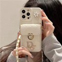 Dior ディオール ブランド iphone 14/14 pro/14 pro maxケース インスタ風 カード入れ レザー バッグ ストラップ付 アイフォン14/13/12/11/x/xs/xr/8/7カバー スタンド付き コピー レディース メンズ