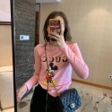 GG ディズニー コラボ シリーズ パーカー 春トップス かわいい レディース  長袖 丸首 Mickey お洒落 女性向け ハイブランド Disney 長袖 丸首 ディズニー キャラクター ミッキー お洒落 女性向け メンズ レディース