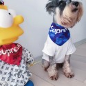 ブランドシュプリーム ペット用品 犬用品 猫用品 三角バンド よだれかけ supreme ドッグ用品 バンダナ 清潔キープ ペット用 バンド 子犬のスカーフ  S - L