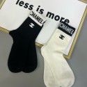 シャネル 靴下 レディース コットンソックス chanel ブランド くつした かわいい 2足セット 綿 おしゃれ スニーカーソックス 春夏秋冬 女性 靴下 ミドル くつ下 蒸れない 脱げない ショート ソックス 室内 シンプル