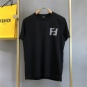 フェンデイ FENDI ｔシャツ 白黒 短袖 2023新品 男女兼用 カジュアル ファション