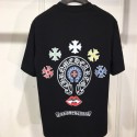 クロムハーツ ｔシャツ 半袖 ブランド CHROME HEARTS コットン 上着 黒白カラー 男女兼用 トップス tシャツ カジュアル トレーニング スポーツ おしゃれ オーバーサイズ メンズ 流行り 人気 ファッション