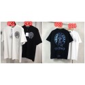 クロムハーツ ｔシャツ 半袖 ブランド CHROME HEARTS コットン 上着 黒白カラー 男女兼用 トップス tシャツ カジュアル トレーニング スポーツ おしゃれ オーバーサイズ メンズ 流行り 人気 ファッション