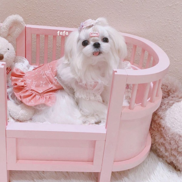 ブランドルイヴィトン犬服 デニム スカート レースTシャツ 春夏 ワンピース lv 犬のドレス 可愛い 小型犬 中型犬 ドッグウェア 高品質 ペット服 お姫様 犬洋服 ファッション 人気 お散歩 お出かけ服 女の子 8色 XS - 2XL