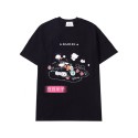 GG＆デズニー限定 Tシャツ 半袖 夏 綿 丸首 コットン100％ レディース おしゃれ 黒 白 ゆったり ふわふわ 薄手ファッション メンズ ドナルドダック柄 かわいい衣装 トップスカプル カップル対応 柔らかい 快適 S-4XL