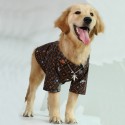 ブランド ルイヴィトン lv ペットウェア 犬の服 tシャツ カッコイイミニバッグ ペット用品 斜め掛け モノグラム柄 カジュアル 猫服 柔らかい かわいい 犬服 ファッション快適 ペット服 洋服 お出かけ 半袖 両足 韓国スタイル 小中型ペット適応