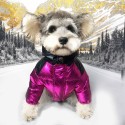 MONCLER 犬服 ダウンジャケット 防寒コート ブランド モンクレール 犬 ダウンコート わんちゃん冬服 ドッグウェア お出かけ用 光沢のある生地 ファッション 着脱便利 カッコイイ おしゃれ 防風 防水 S~2XL