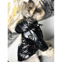 MONCLER 犬服 ダウンジャケット 防寒コート ブランド モンクレール 犬 ダウンコート わんちゃん冬服 ドッグウェア お出かけ用 光沢のある生地 ファッション 着脱便利 カッコイイ おしゃれ 防風 防水 S~2XL