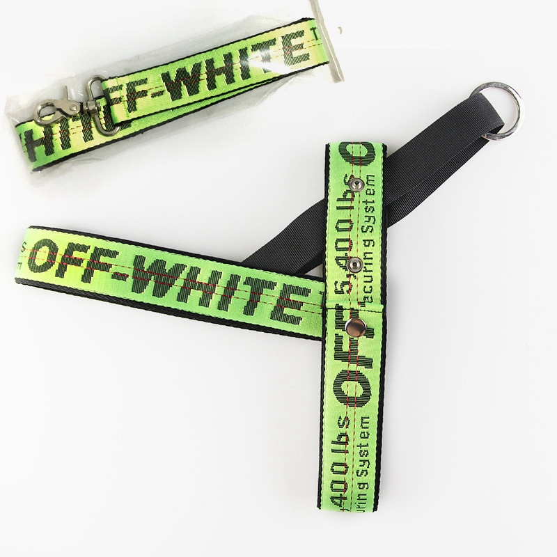  off white 犬のリード 犬のお散歩グッズ  犬首輪リード