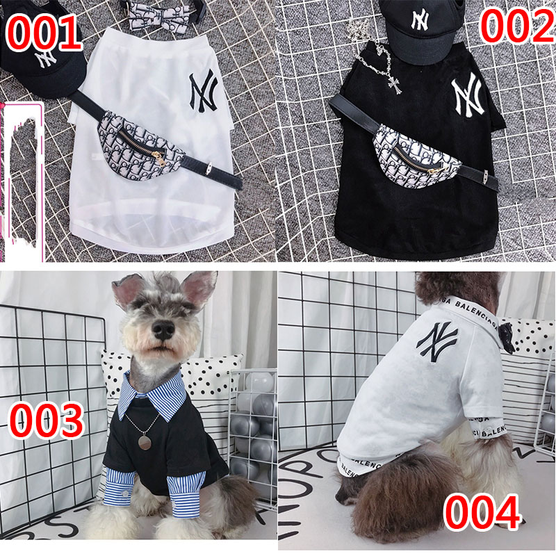 mlb 犬服 tシャツ 春夏シャツ お出かけ着 柔らかい 部屋着ドッグウェア