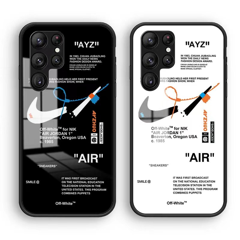 Nike ナイキ Off-White オフホワイト Jordan ジョーダン ブランド galaxy s23/s23 plus/s23 ultra スマホケース インスタ風 保護 モノグラム激安