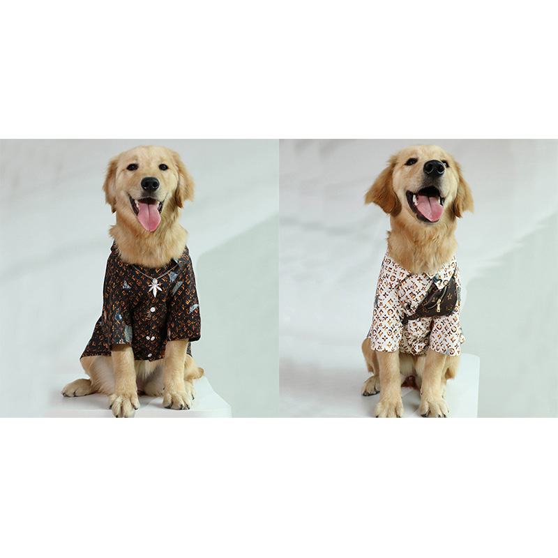 ブランドルイヴィトン犬服カッコイイ柔らかい